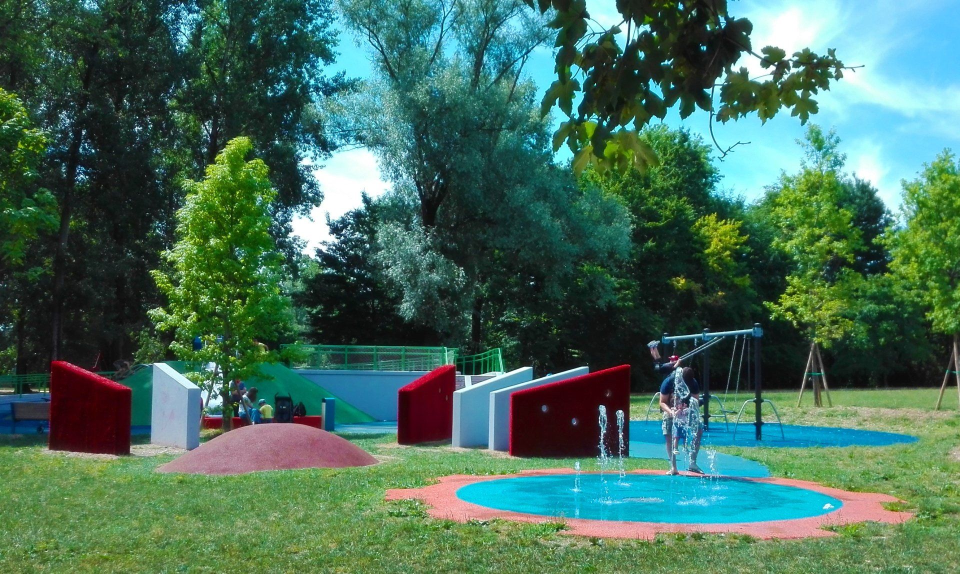 gioco d'acqua inclusivo Parco di San Valentino