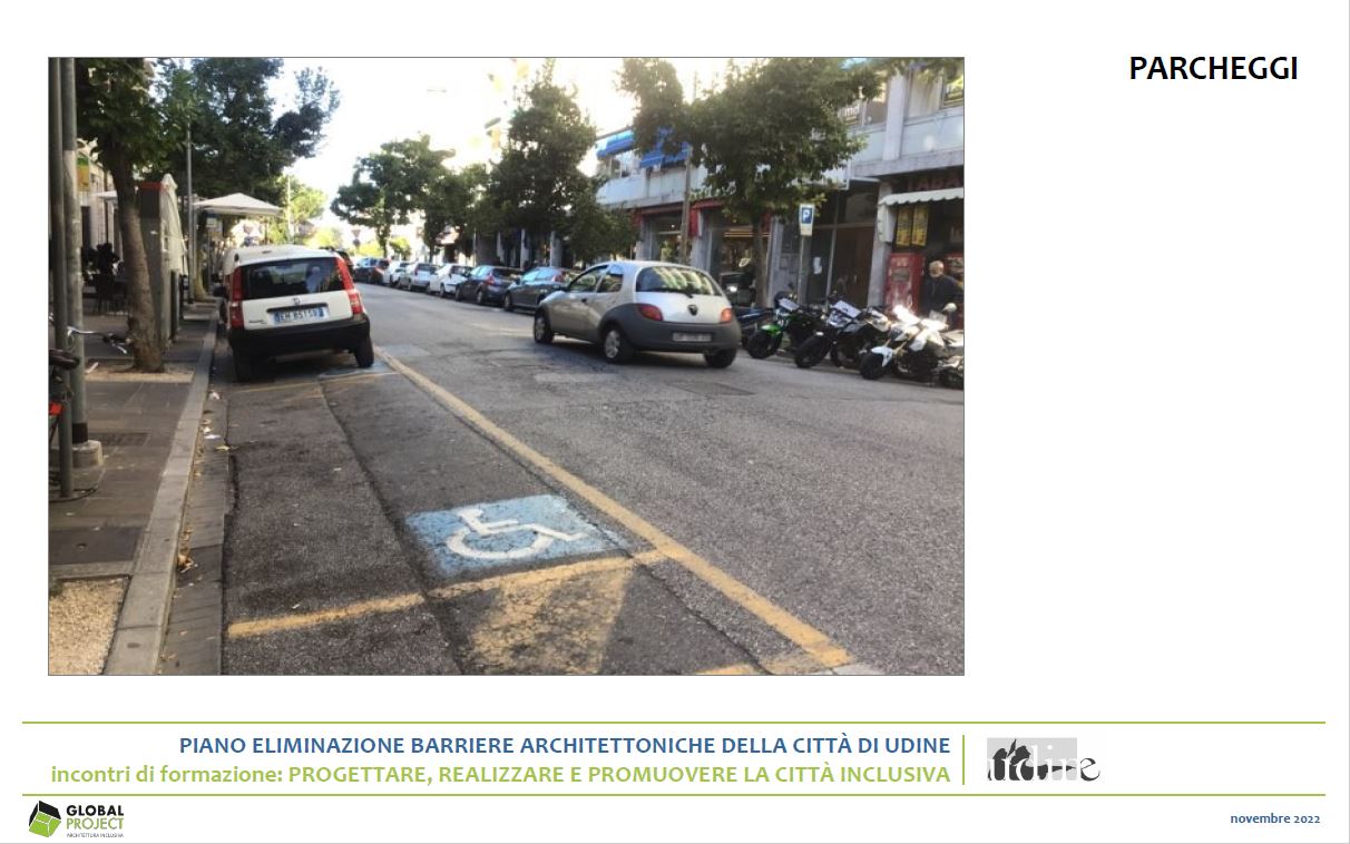 PEBA: come non fare gli stalli per il parcheggio delle auto delle persone con disabilità