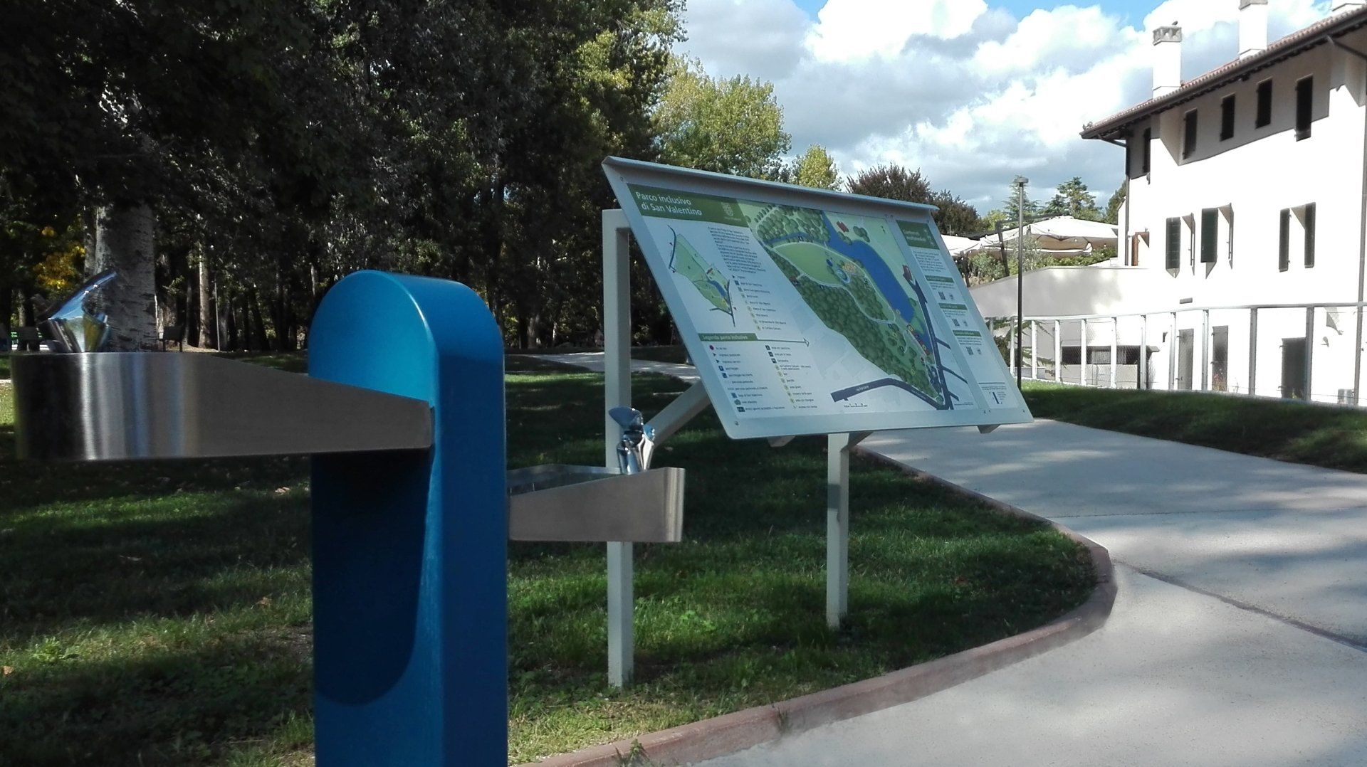 mappa accessibile ed inclusiva al Parco di San Valentino
