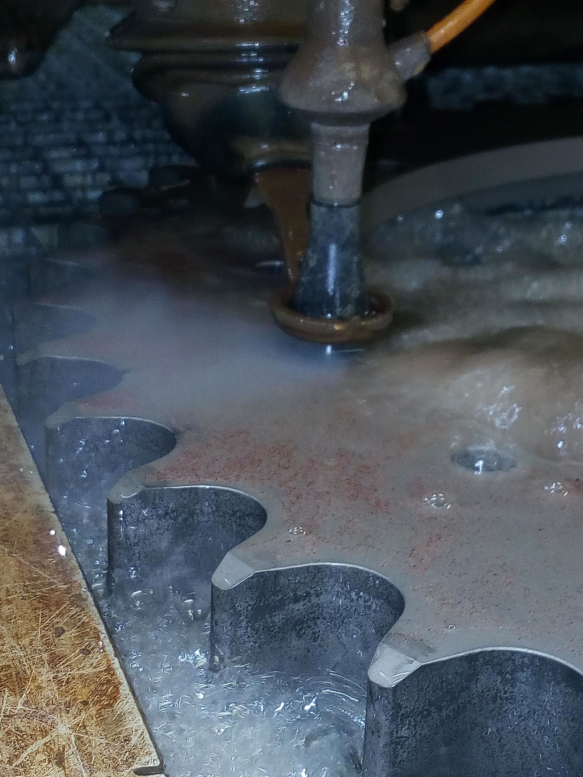 Wassertrahlschnitt