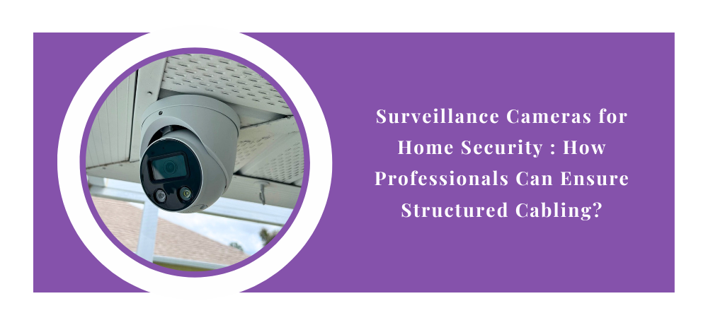 A surveillance camera is hanging from the ceiling of a building.