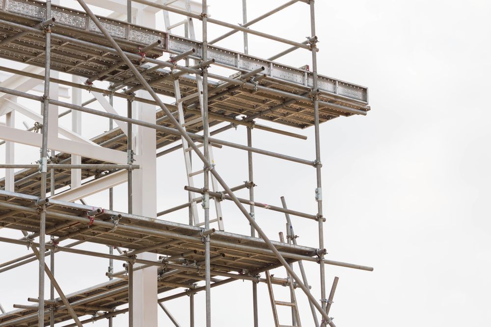 Scaffolding on a Building Site — T & T Scaffolding in Weipa, QLD