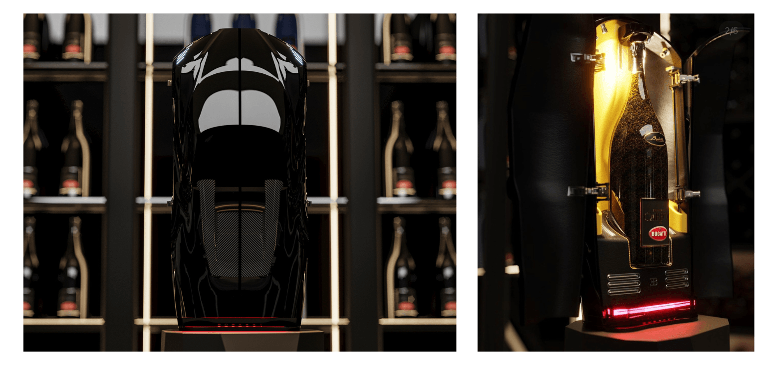 Champagne Carbon for Bugatti EB.03 Bolide