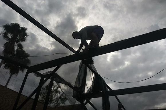 Two Story Cage — Davenport, FL — Screens & More LLC Two Story Cage — Davenport, FL — Screens & More LLC