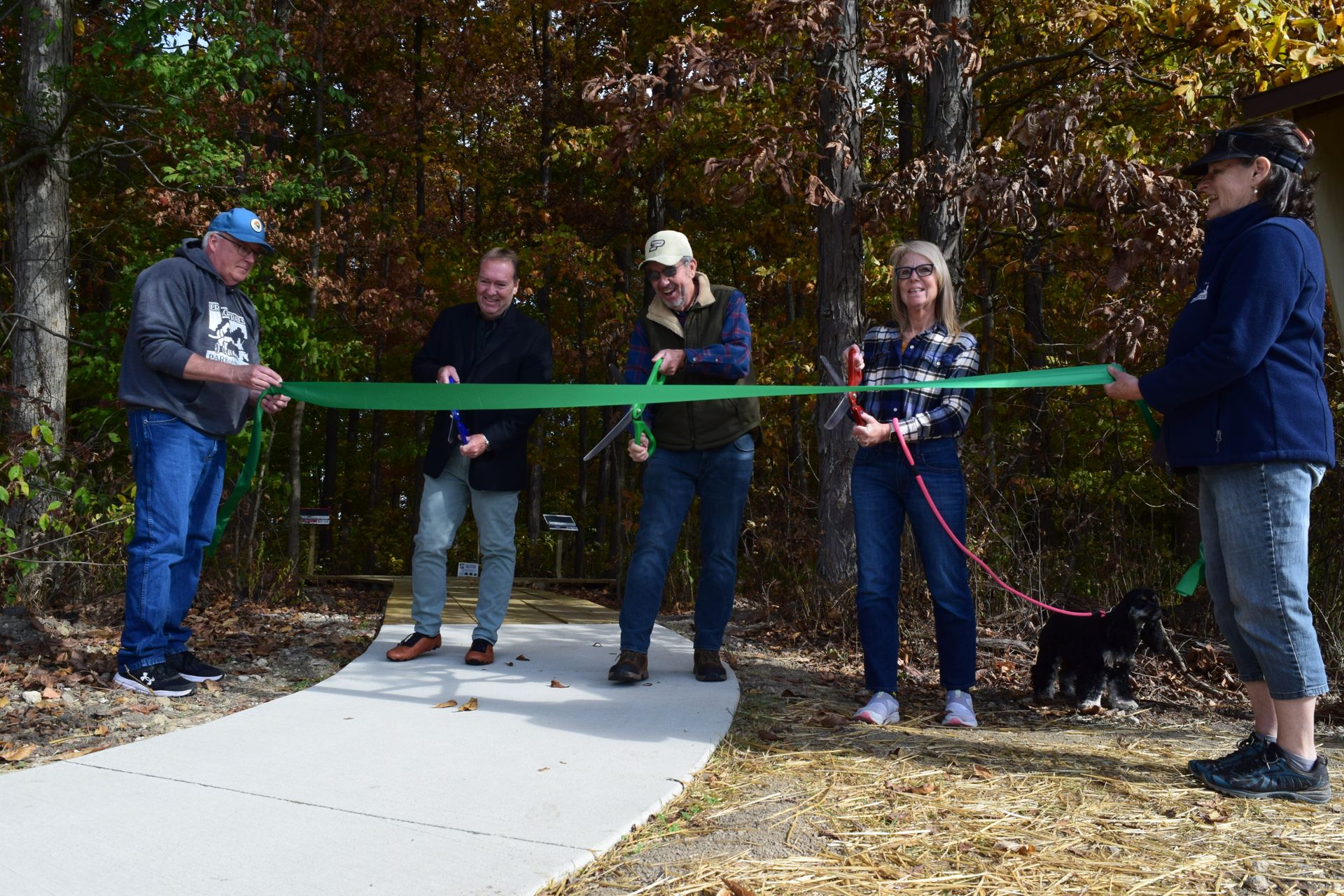 Boardwalk Ribbon Cutting at Kuffner Preserve