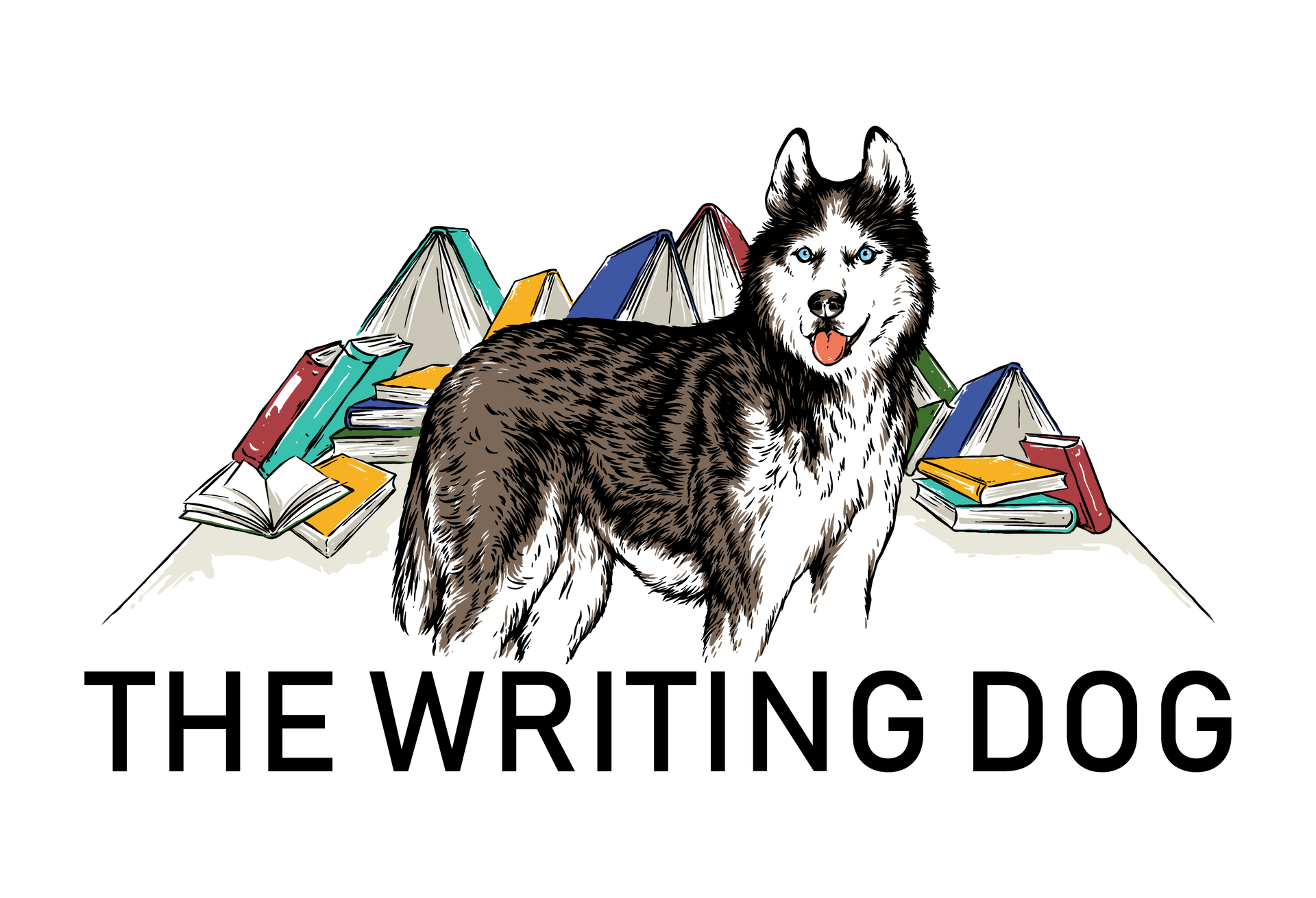 The Writing Dog Logo