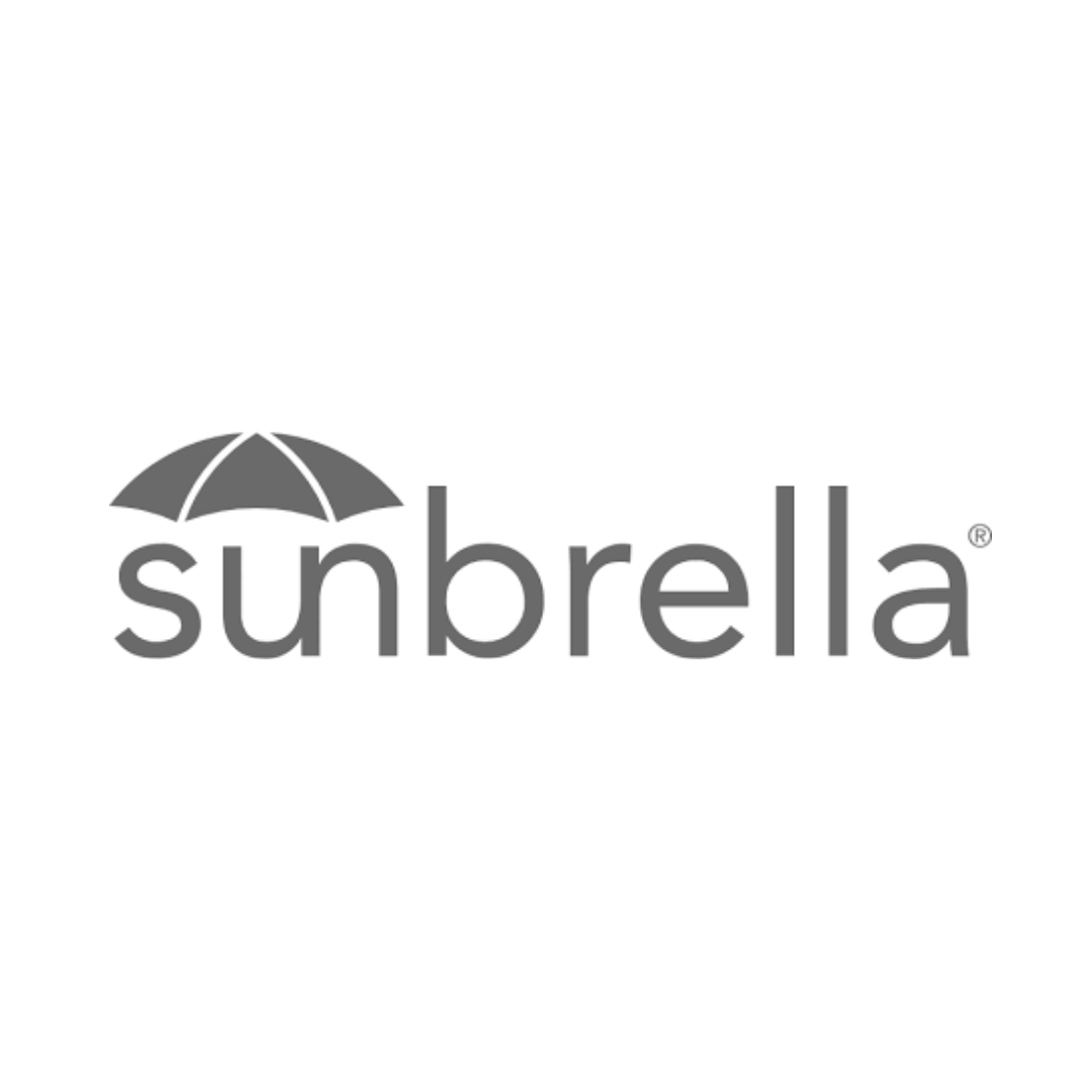 Sunbrella performance fabric and outdoor shade manufacturer logo