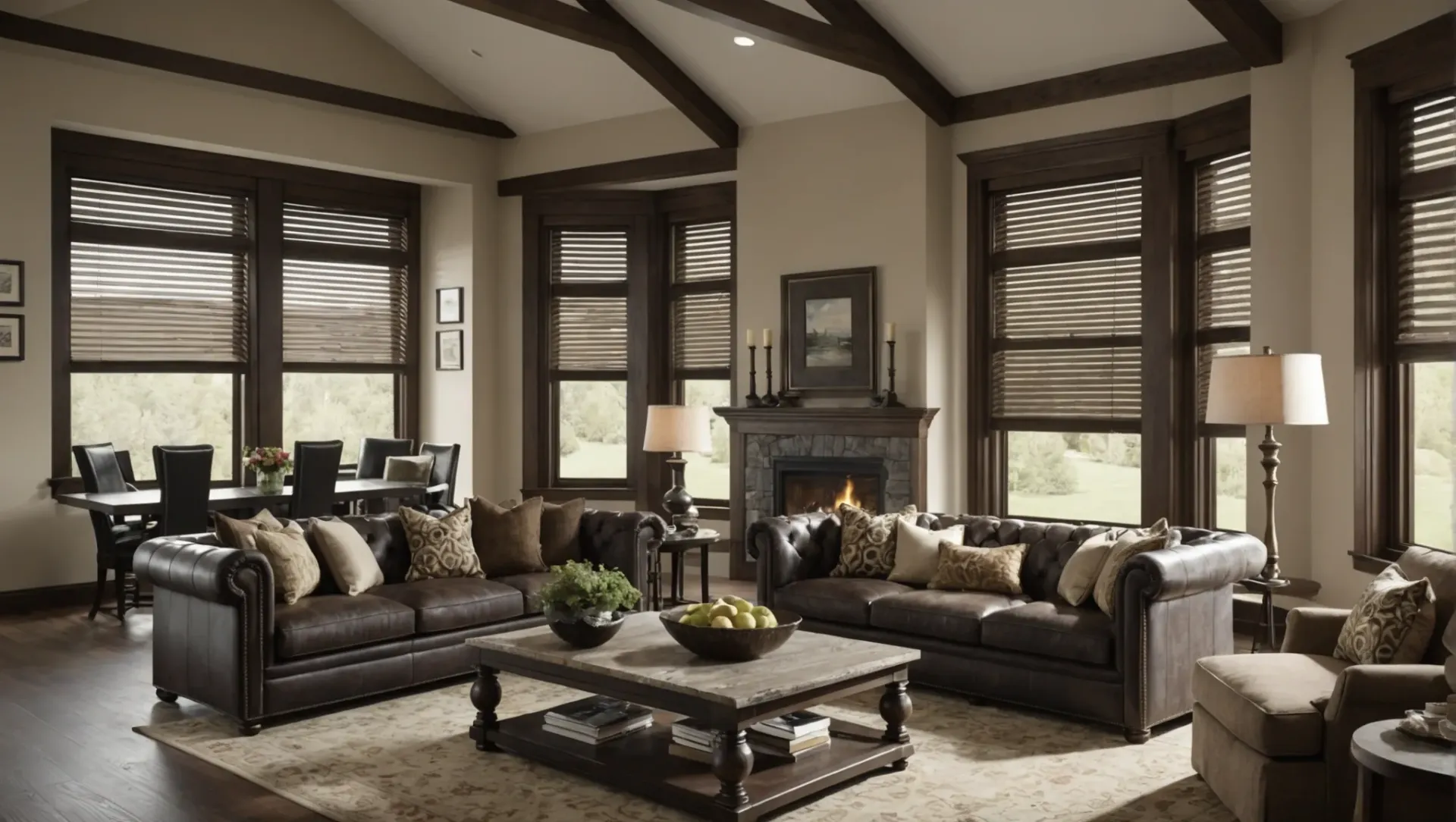 Custom made drapery and window treatments for home