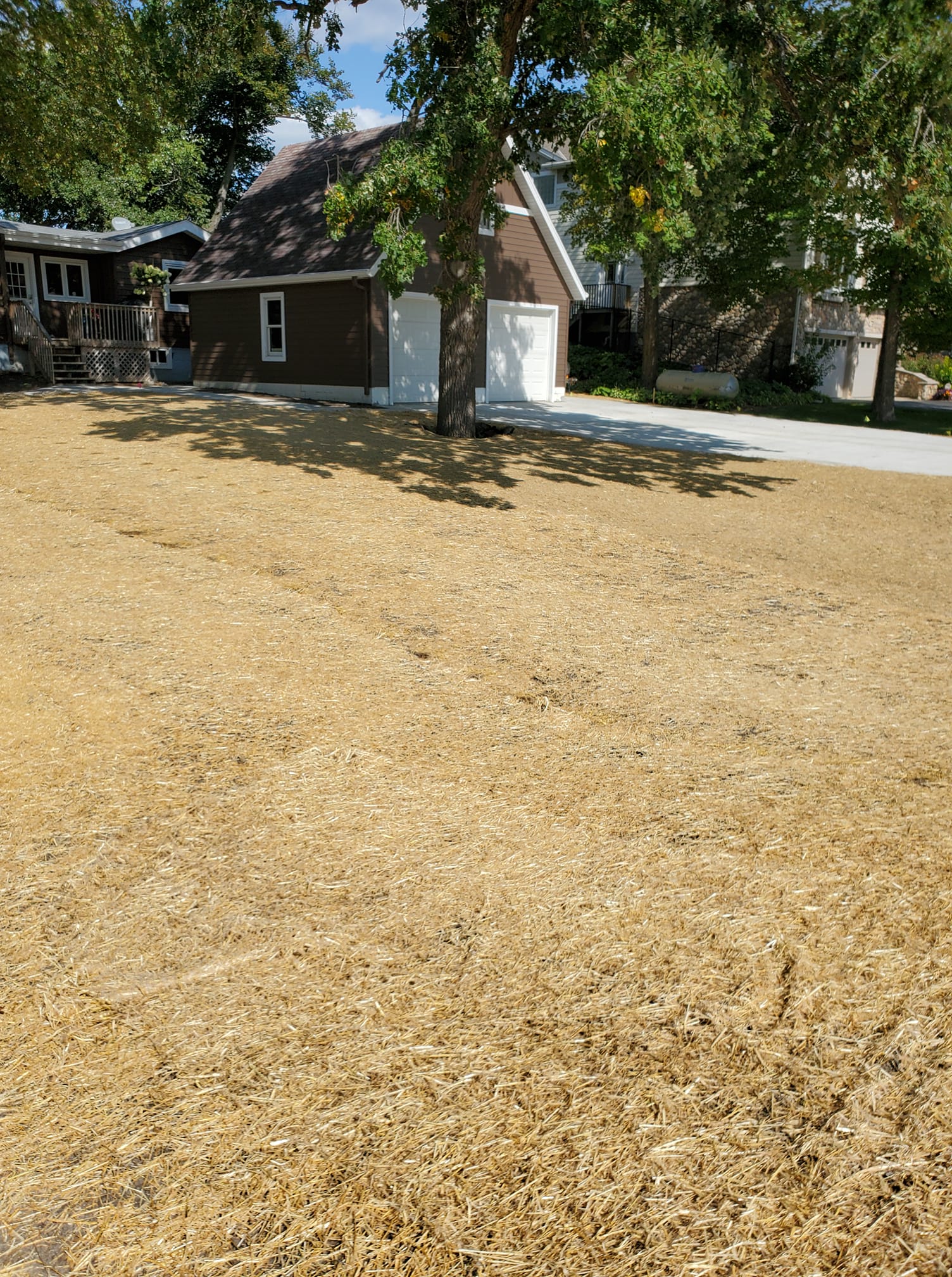 Lawn restoration — Annandale, MN — OTS Grading and Landscaping LLC