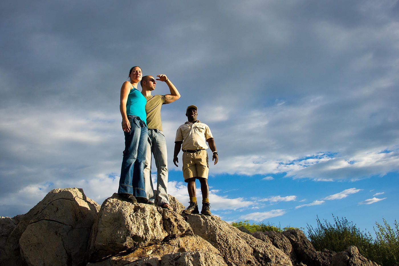 On safari at Little Ongava