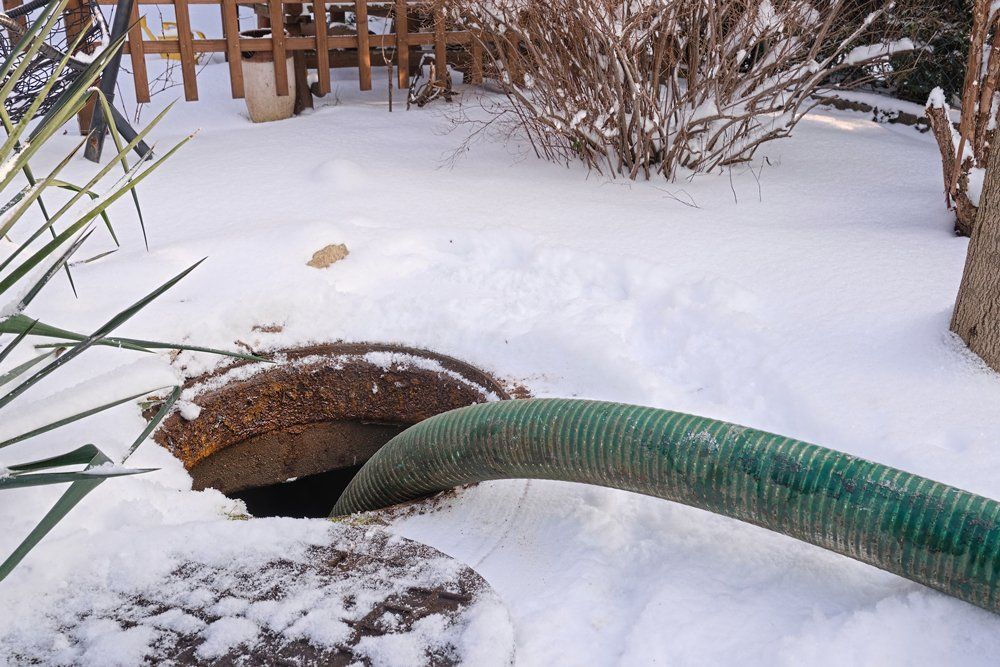 Pumping Septic Tank From Backyard — Clearwater, SC — Prosser's Septic Tank Service