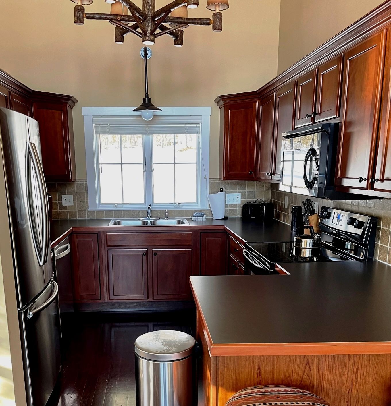 The Songadeewin Lakeview Cottage vacation rental overlooking Lake Willoughby in VT.