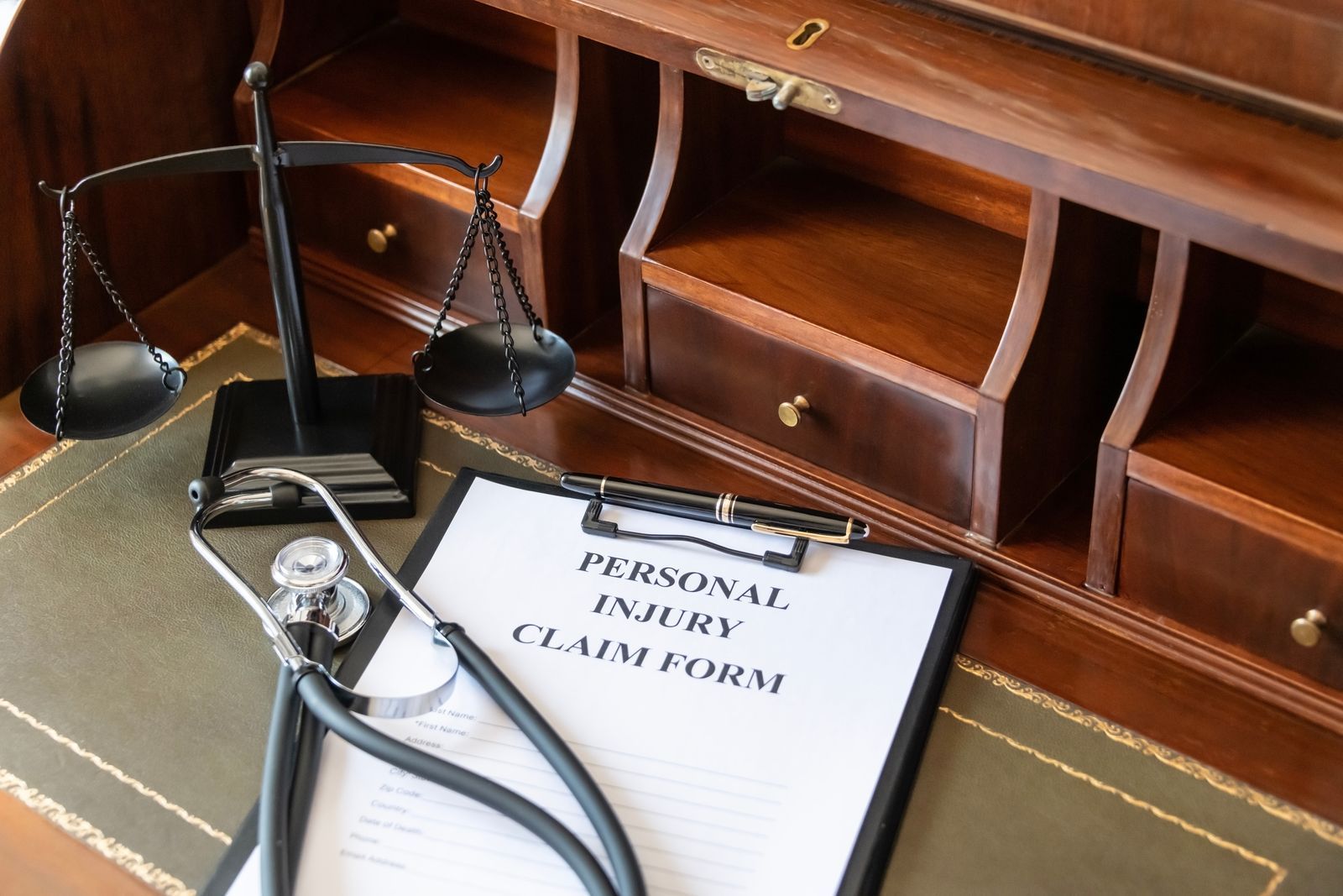Motorcycle accident attorney in Westlake Village evaluating a crash report and medical records