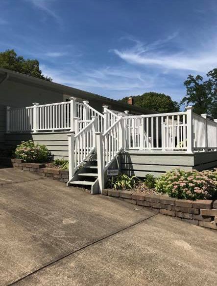 House Deck with Stairs — Poland Township, OH — Donnadio Painting
