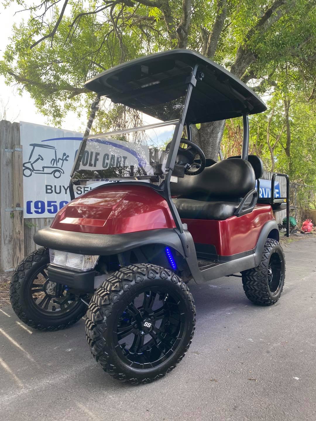Red Golf Cart — Harlingen, TX — Golf Cart Repair Inc.