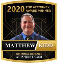 2020 Top attorney award winner Matthew Kidd, attorney.com