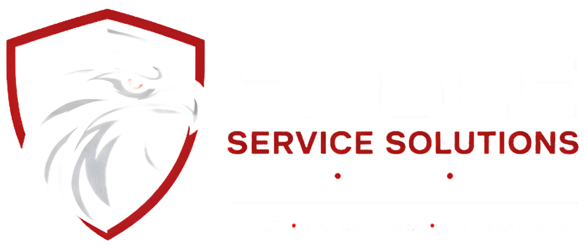 Red shield logo with eagle and the words “Service Solutions” in red text