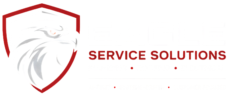 Red shield logo with eagle and the words “Service Solutions” in red text