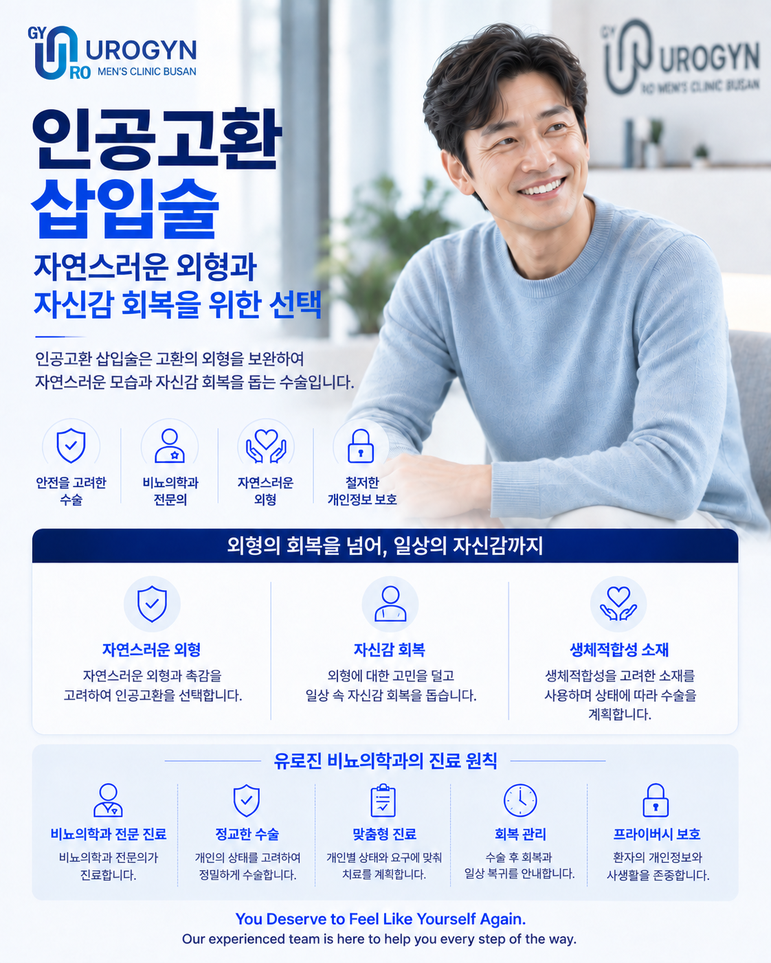 부산 서면 고환 보형물 수술 — 유로진남성의원