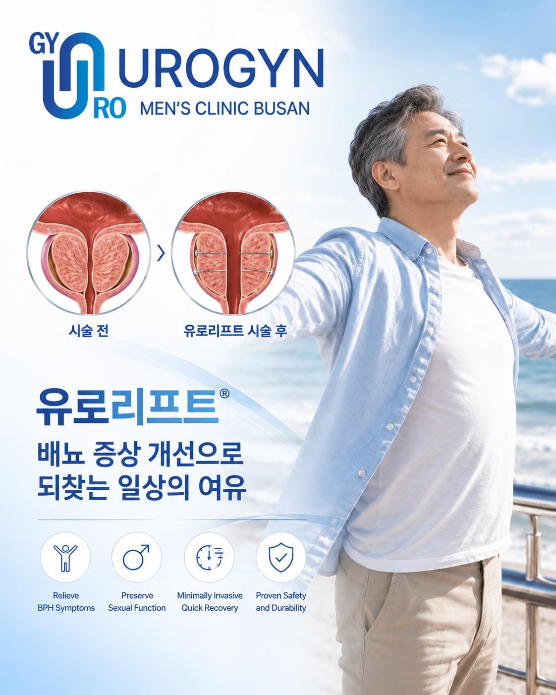 부산 서면 유로리프트 전립선비대증 치료 — 유로진남성의원