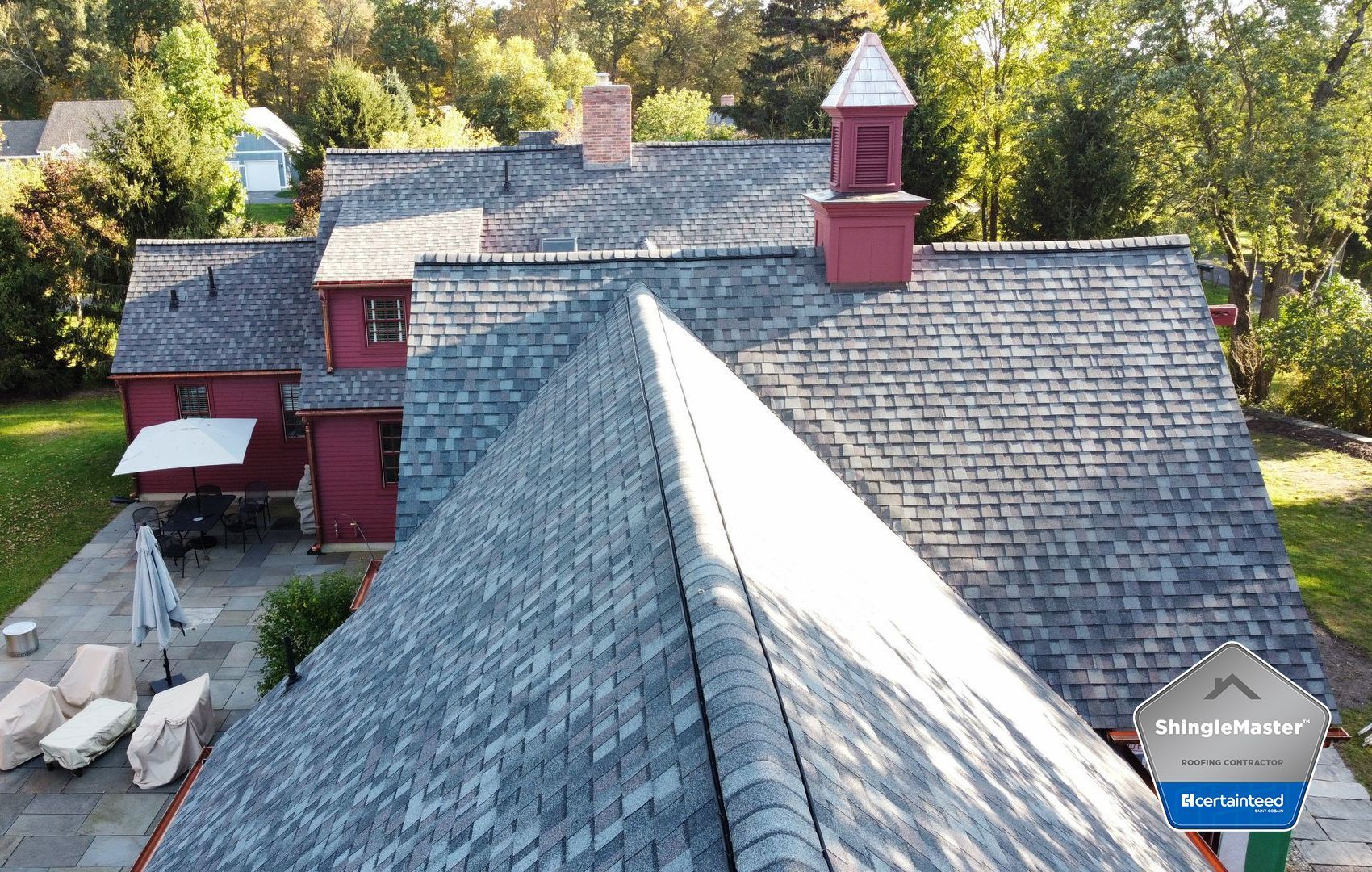 CertainTeed Landmark Pro asphalt shingles installed in Amherst MA