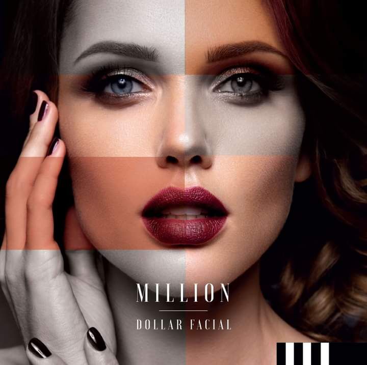 Model portrait for the Million Dollar Facial FAQ section