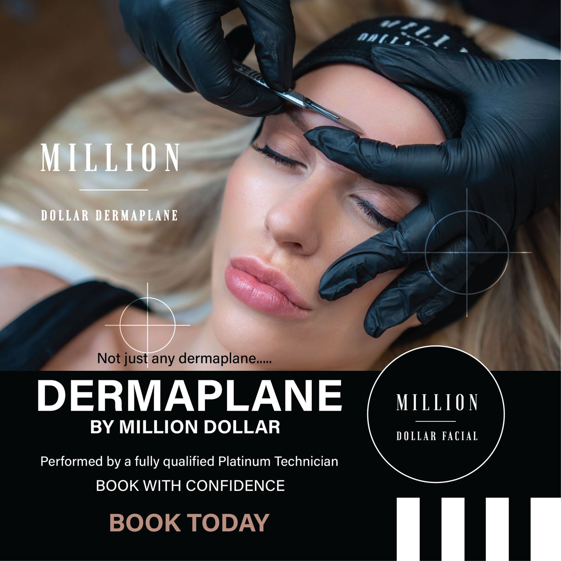 Model portrait for the Million Dollar Facial FAQ section