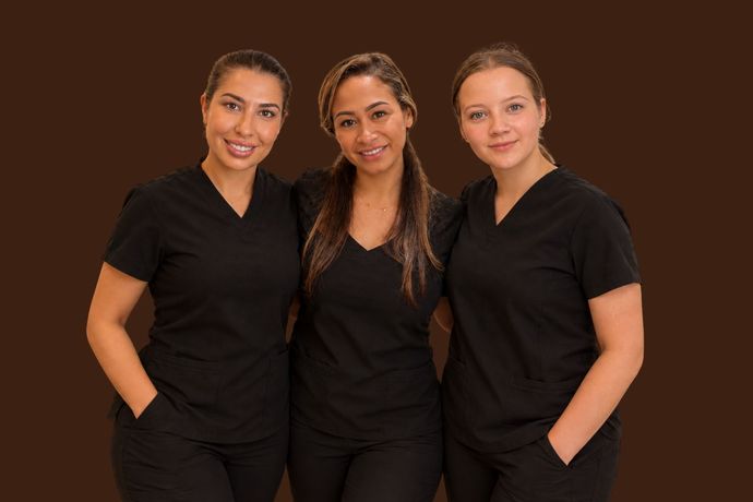 The Beauty Hutley team of three beauty therapists