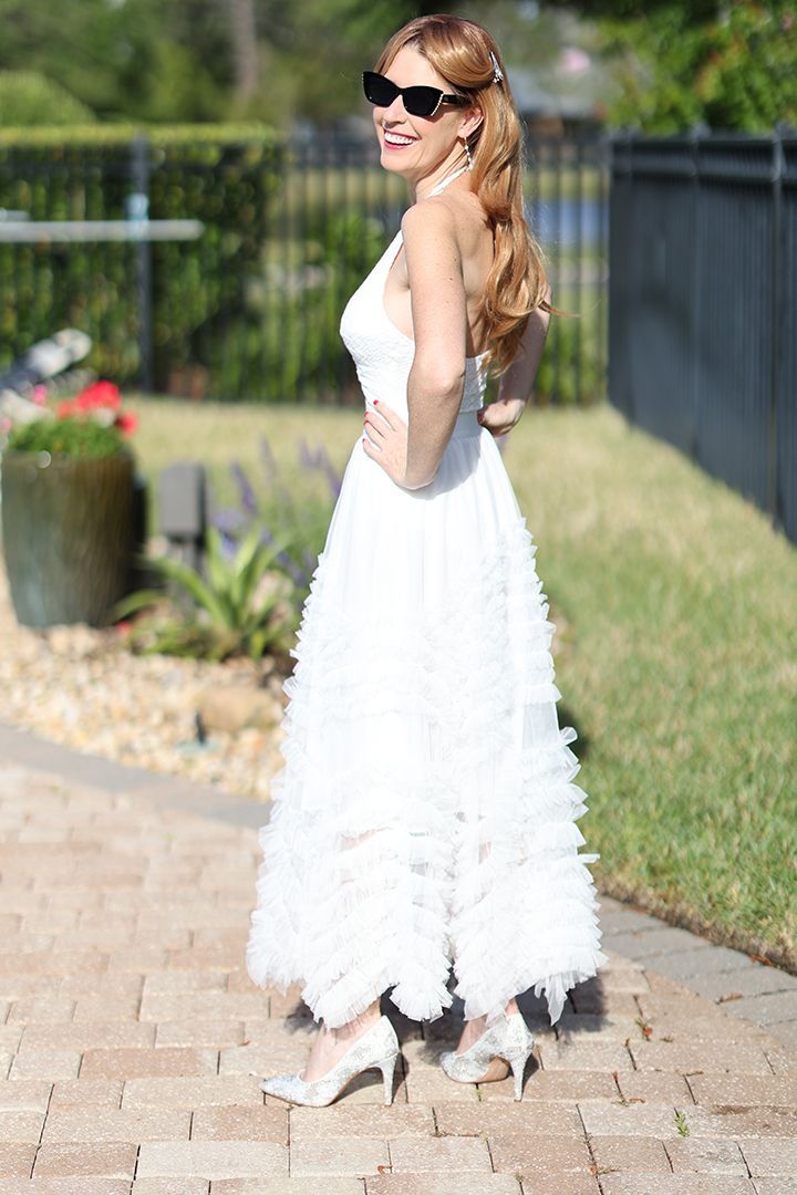 Dreamy Swan Ruffle Skirt