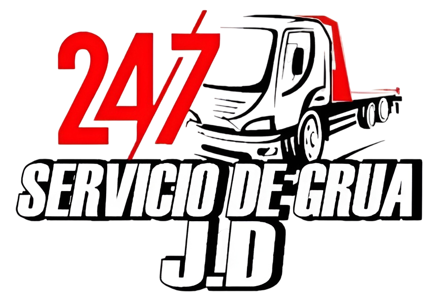 Logotipo para el servicio de remolque JD 24/7