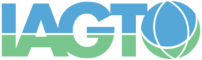 LACTO logo in blue and green with a stylized globe in the letter O