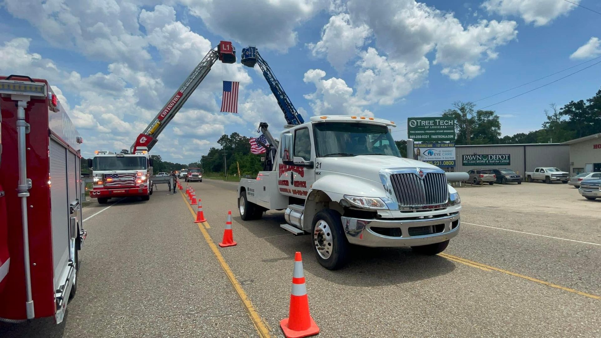 tow truck in parade