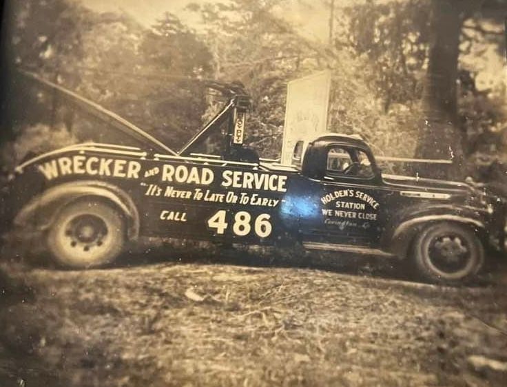 1950's holden's wrecker service truck