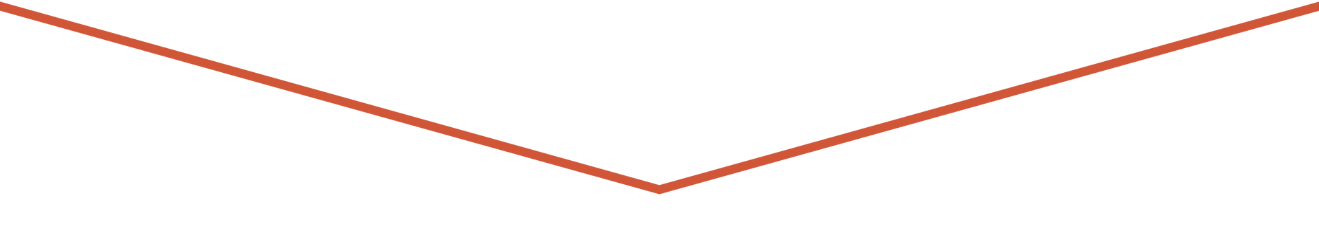 A red arrow pointing down on a white background.