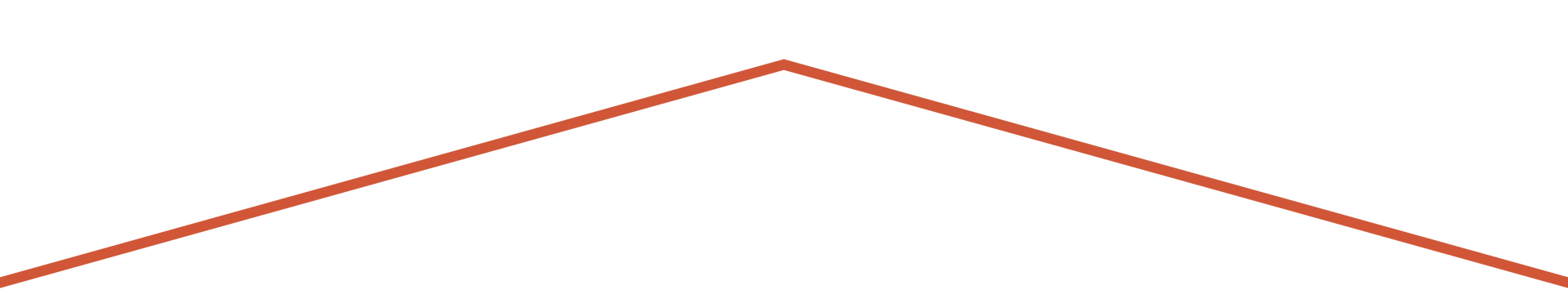 A red line on a white background that looks like a triangle.