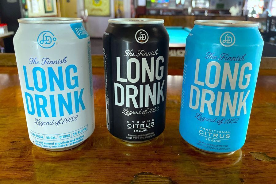 Three cans of 
