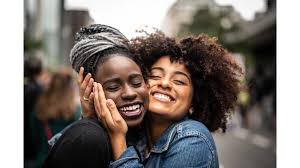 Two smiling woman