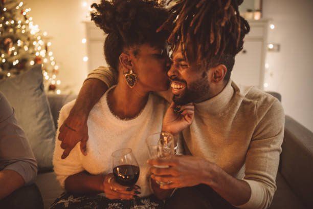 Two young couple