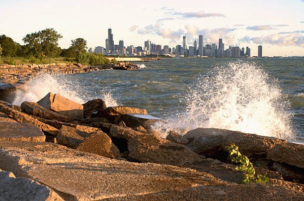 Sea near the city