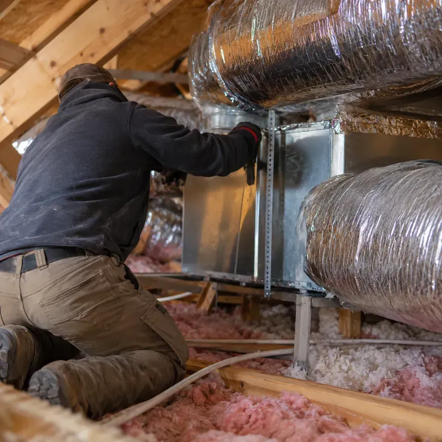 Trusted HVAC contractor in Sullivan County - NH inspecting furnace and boiler systems for dependable winter heating