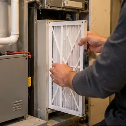 Experienced HVAC contractor in Coös County - NH performing furnace and boiler maintenance for residential heating systems