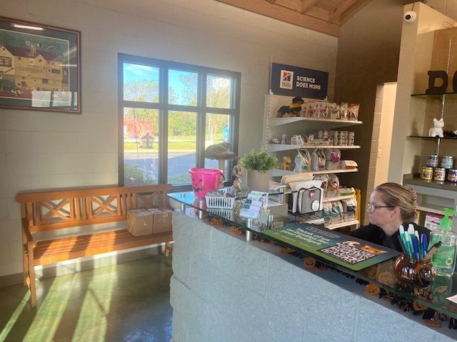 Our reception desk