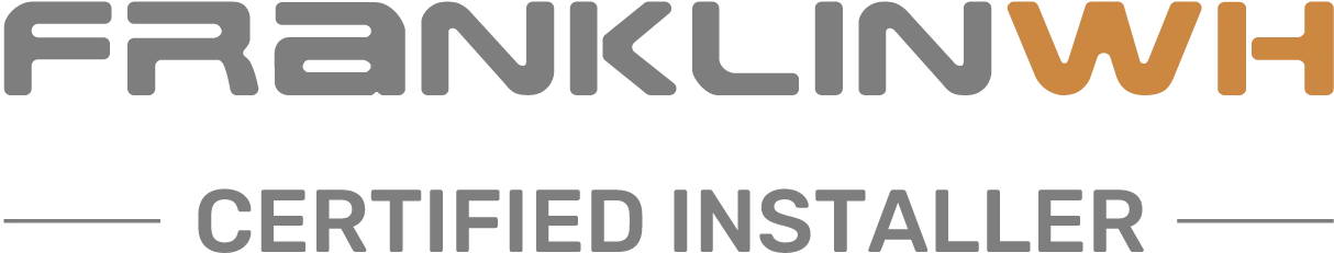 Franklin whi certified installer logo on a white background