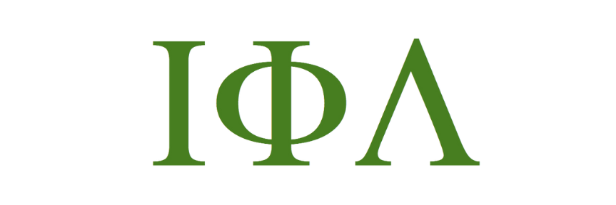 The letter i is green and the letter l is black on a white background.