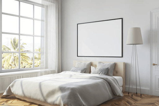 Kasur no 1 di kamar tidur utama