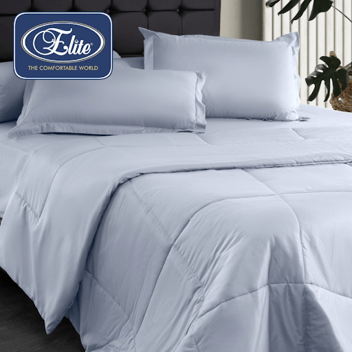 sprei bed cover elite solid color