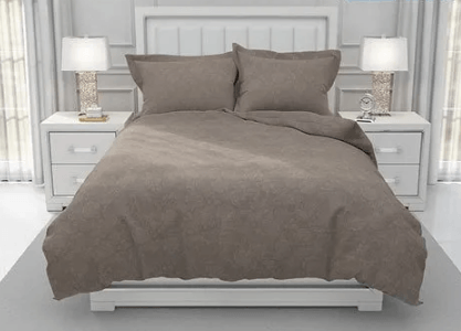 sprei emboss warna cokelat