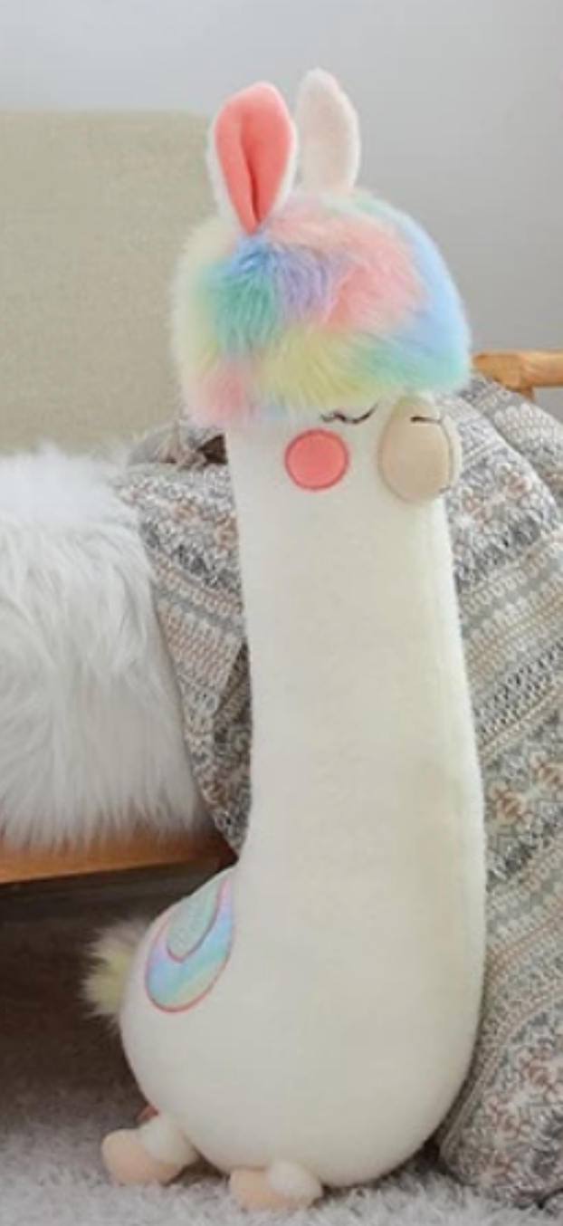 Rainbow Alpaca Stuffed Animal | Spark English Center Vietnam