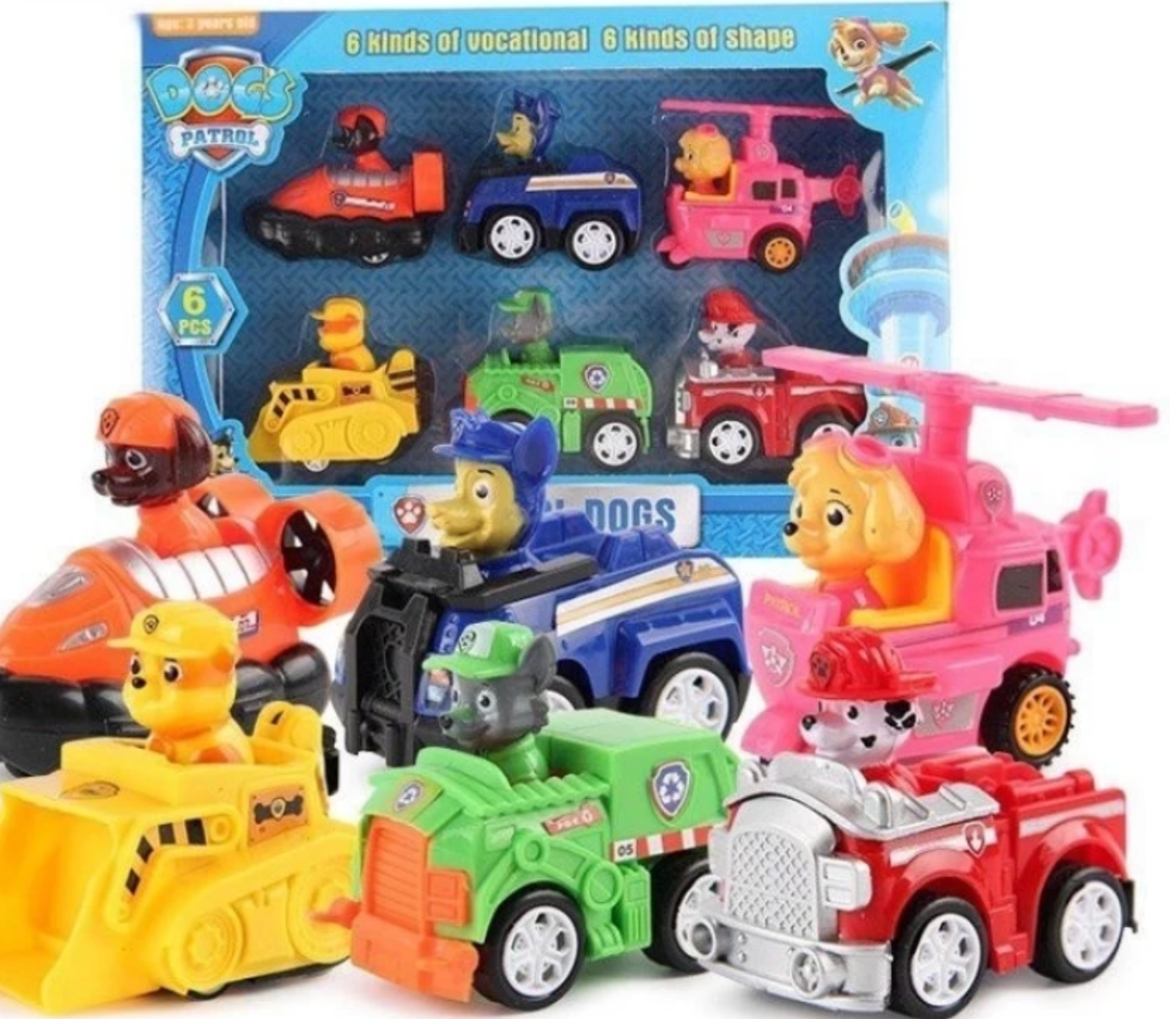 Paw Patrol Car set | Spark English Center Vietnam
