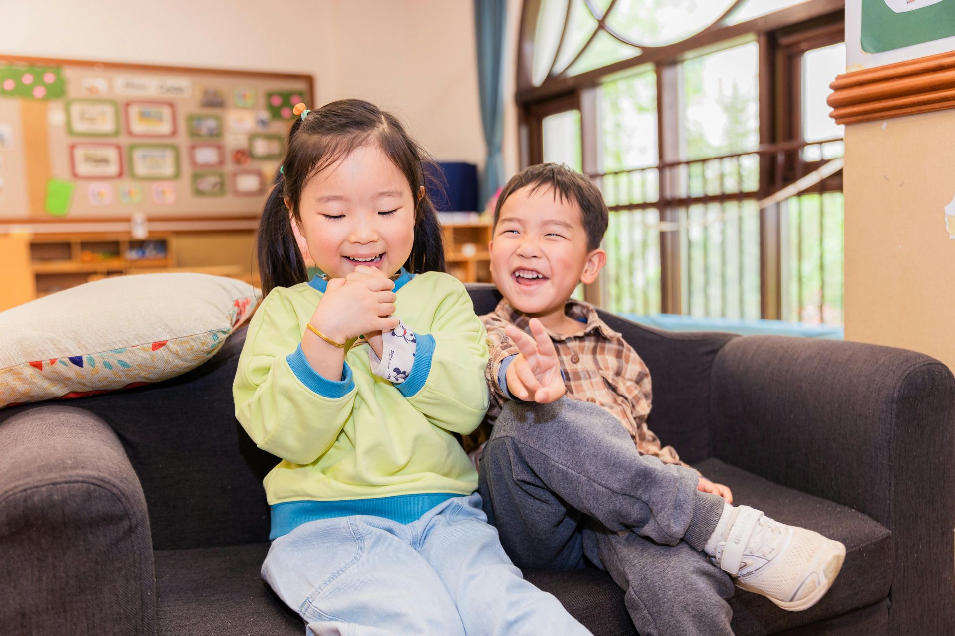 Children speaking
